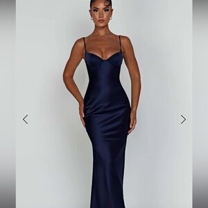 BabyBoo Athena Maxi Dress Navy